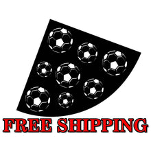 Load image into Gallery viewer, Soccer Ball Design | Bleach Shirt Stencil | Acrylic Bleaching Template for T Shirts