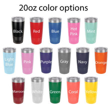 Load image into Gallery viewer, Dad Fuel Father Personalized Custom Engraved Tumbler cup - Polar Camel 20oz or 30oz Tumbler Fathers Day Idea Business Logo Unique 109