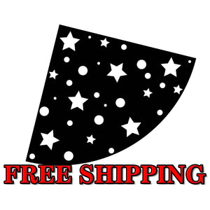 Stars Print Design | Bleach Shirt Stencil | Acrylic Bleaching Template for T Shirts