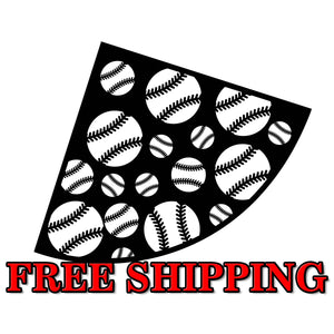 Baseball Design | Bleach Shirt Stencil | Acrylic Bleaching Template for T Shirts