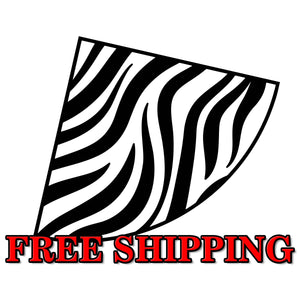 Zebra Design | Bleach Shirt Stencil | Acrylic Bleaching Template for T Shirts