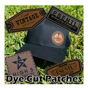 SAMPLE PACK of Leather Patches with Adhesive Back