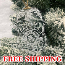 Load image into Gallery viewer, HCFR Personalized Badge Ornament