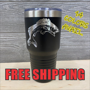 Trout Fish Custom Powder Coated Polar Camel Tumbler