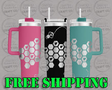 Load image into Gallery viewer, 40oz Bee Dupe Tumbler Gift 232