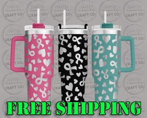 40oz Cancer Dupe Tumbler Gift 230