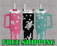 Load image into Gallery viewer, 40oz Turtle Dupe Tumbler Gift 247