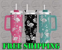 Load image into Gallery viewer, 40oz Flamingo Dupe Tumbler Gift 248